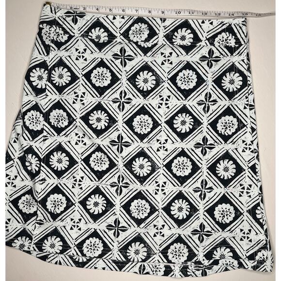 Ripskirt Hawaii Fijian Tapa white and black wrap skirt adjustable pocket S - Picture 13 of 13